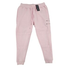 XL Pink Moto Jogger Sweatpants Zipper Pocket Drawstring‎ NWT Streetwear